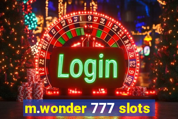 m.wonder 777 slots